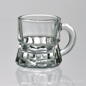Cute Shot Glass, Mug Shaped with FDA Mark, Customized Sizes Welcomed, OEM Orders Accepted